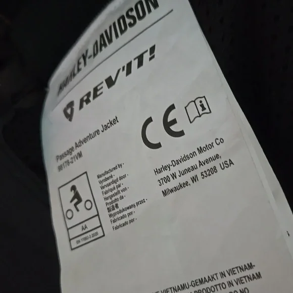 Harley Davidson Men's Passage Adventure Jacket Waterproof Reflective SZ XL Slim - Picture 13 of 16